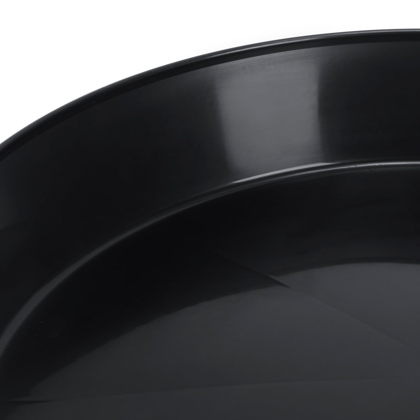 Austin Planter Saucers, Black Tray and Drip Pan