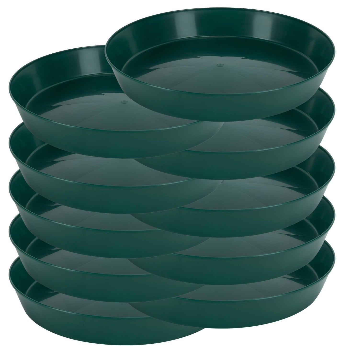 Austin Planter Saucers, Hunter Green Tray and Drip Pan,