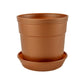 Austin Planter Plastic Flower Pot with Saucer less than 6 inch