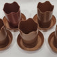 Austin Planter Plastic Flower Pot with Saucer less than 6 inch