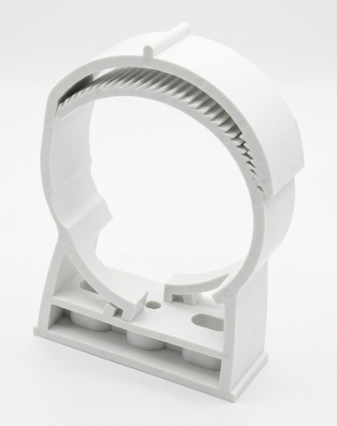 Surface Mount  Nylon SnapNStrut Pipe Hangers Non Metallic American Made Uv Resistant HS Style