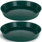 Austin Planter Saucers, Hunter Green Tray and Drip Pan,