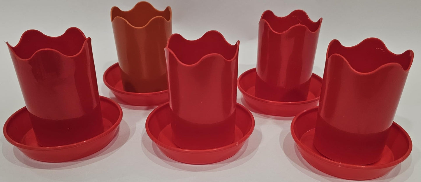 Austin Planter Plastic Flower Pot with Saucer less than 6 inch