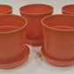 Austin Planter Plastic Flower Pot with Saucer less than 6 inch