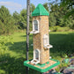 Austin Planter Bird Feeder with 6 Feeding Ports for Outdoors Hanging