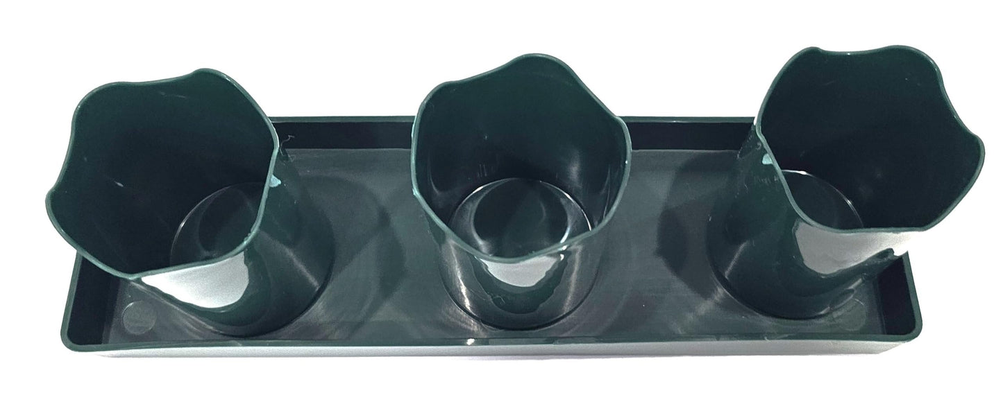 Austin Planter Plastic Flower Pot with Saucer less than 6 inch