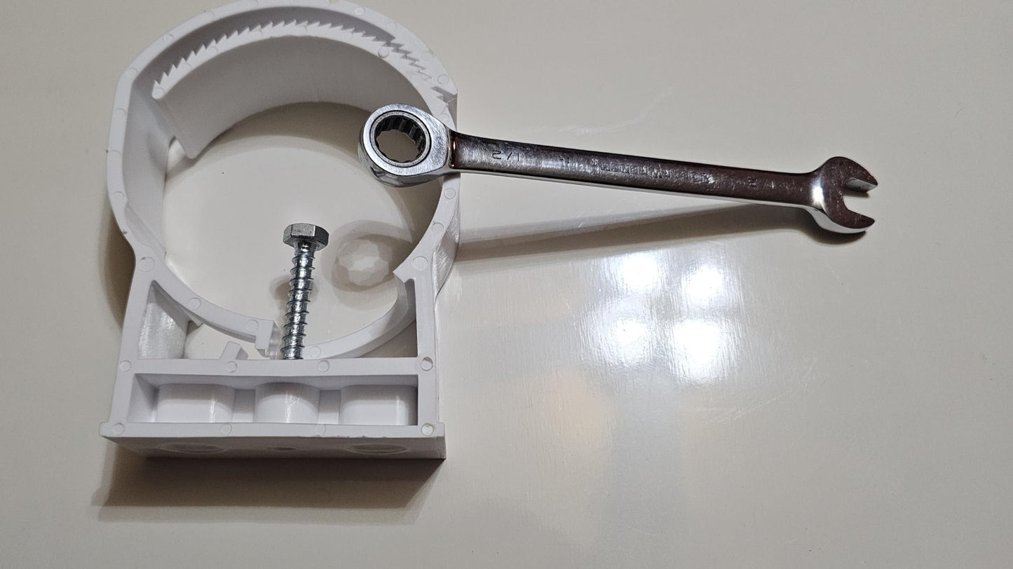 SnapnStrut American Made Pipe Hangers - 4 Inch Polypropylene Surface Mount