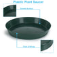 Austin Planter Saucers, Hunter Green Tray and Drip Pan,