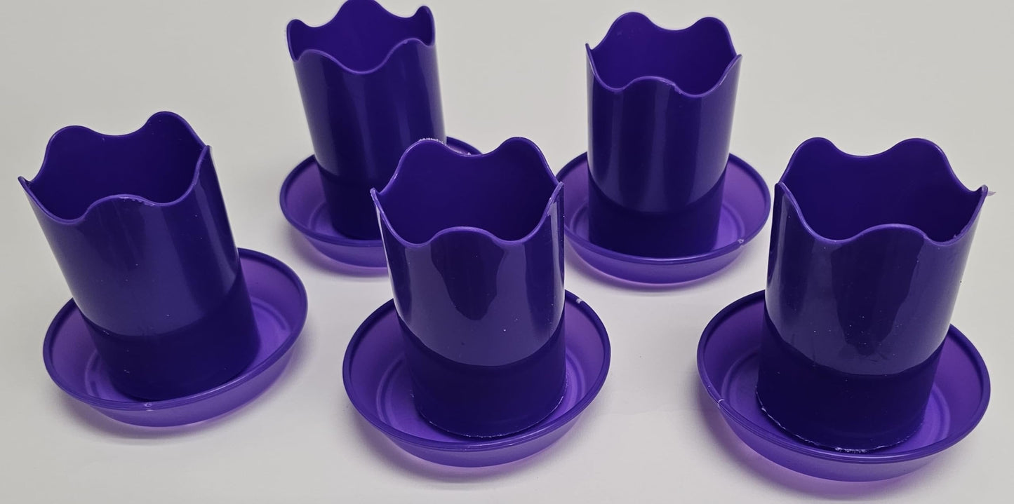 Austin Planter Plastic Flower Pot with Saucer less than 6 inch