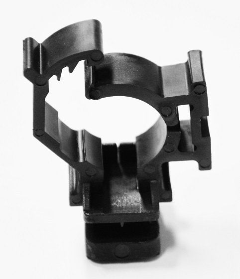 SnapnStrut pipe hangers, black nylon, for Strut and Thread