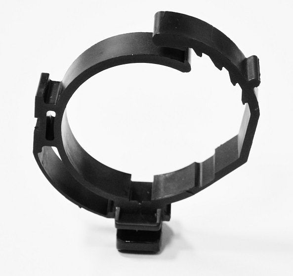 SnapnStrut pipe hangers, black nylon, for Strut and Thread